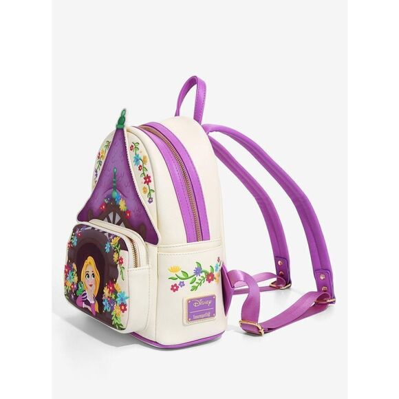 Loungefly DISNEY Tangled Tower Scene Rapunzel Princess Mini Backpack main image 6